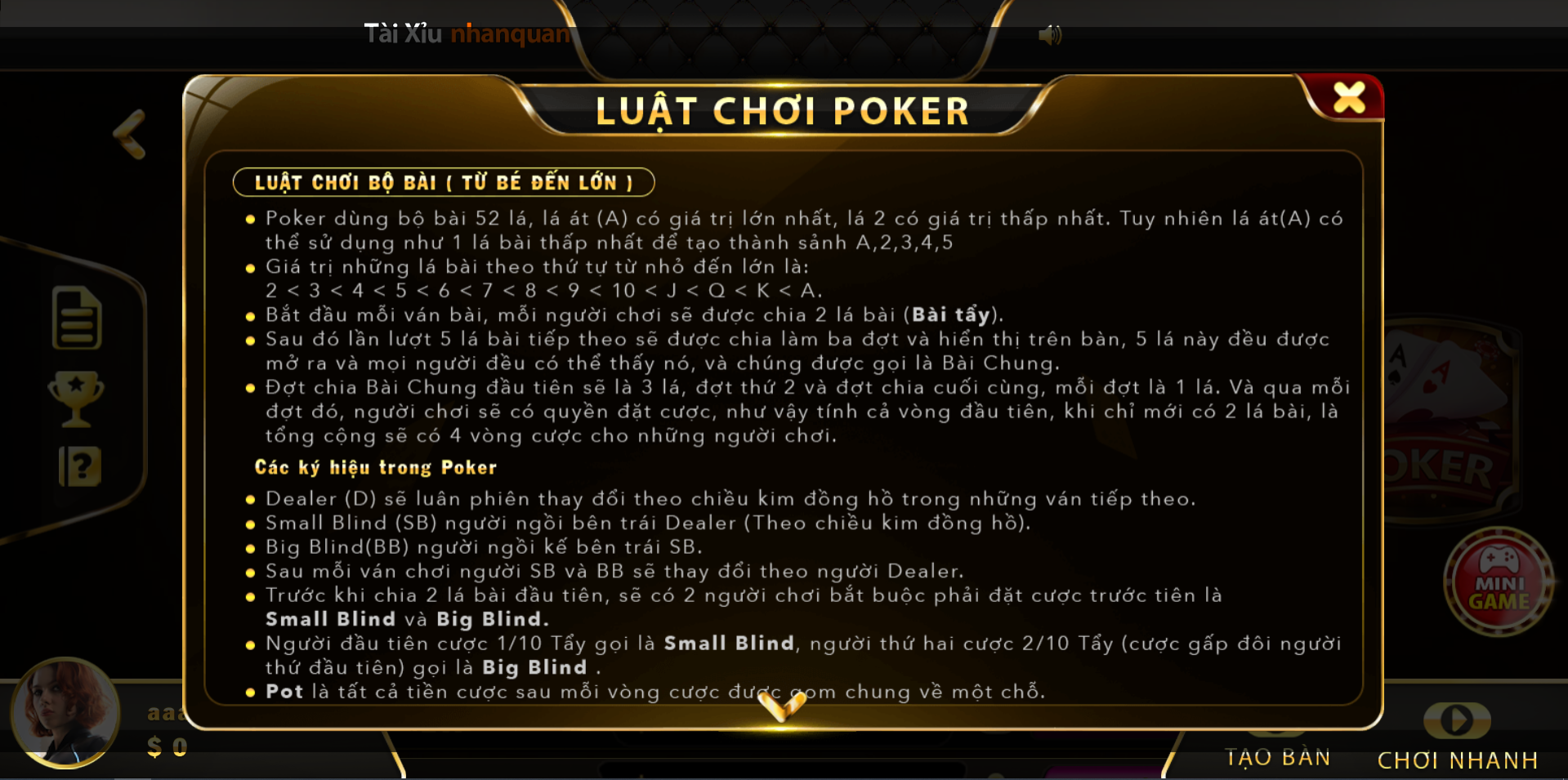 Đánh Poker Online tại UK88 thì phải biết giới hạn dừng lại của mình ở đâu.