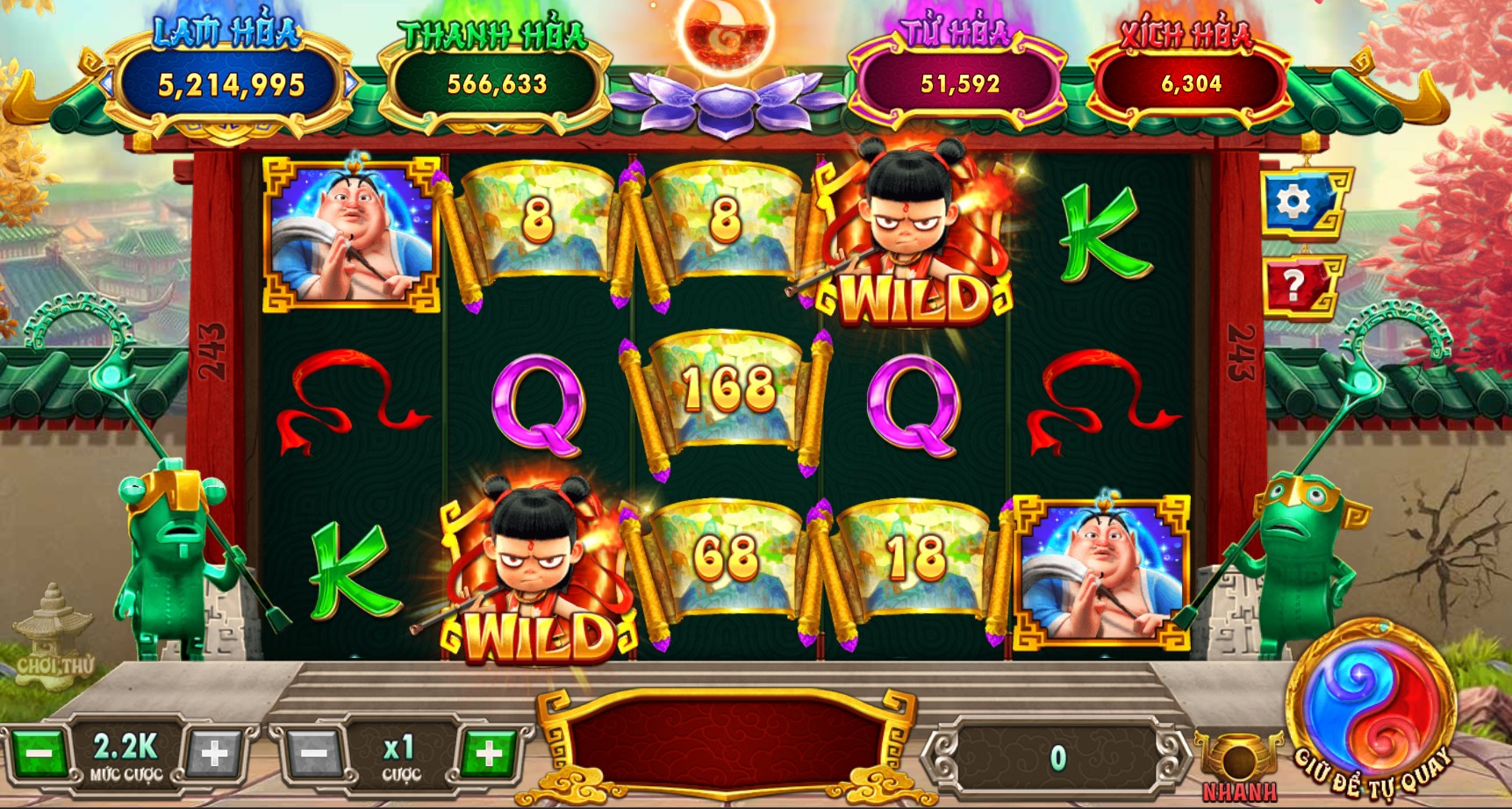Hướng dẫn các thao tác để chơi game